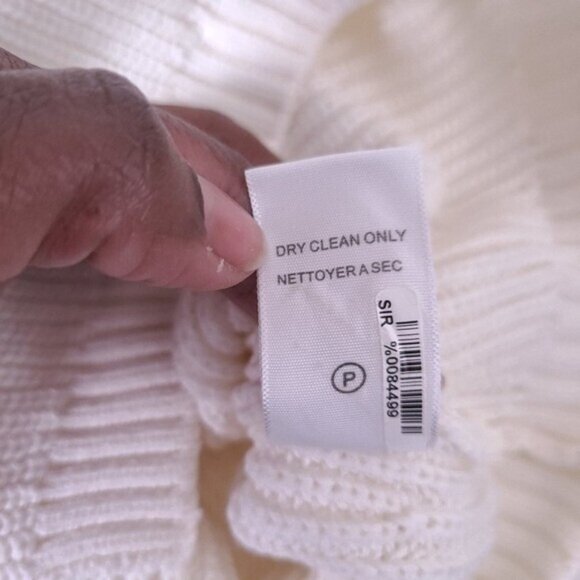 Brochu Walker Jens Wool Ribbed Asymmetric Hem Sweater Top XS - Picture 8 of 9